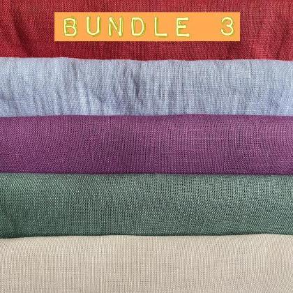 Pre Cut Linen Fabric Bundles For Embroidery In..