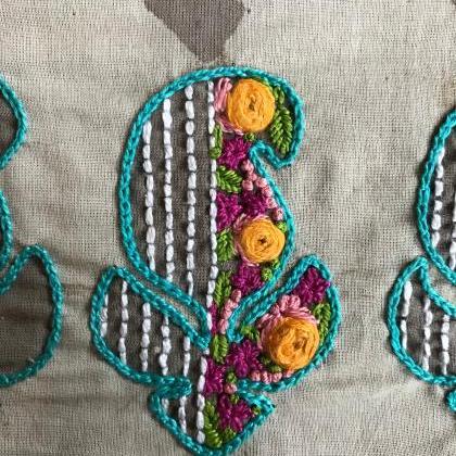 Hand embroidered hand made coin pur..